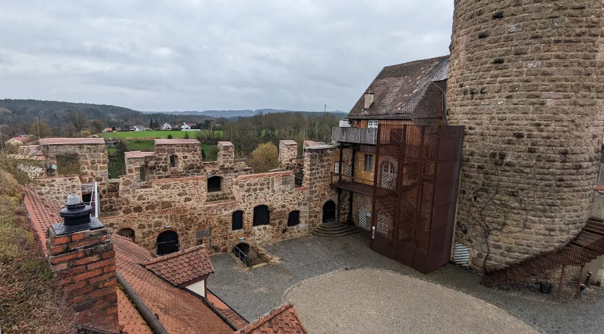 Burgruine in Burgthann, Germany